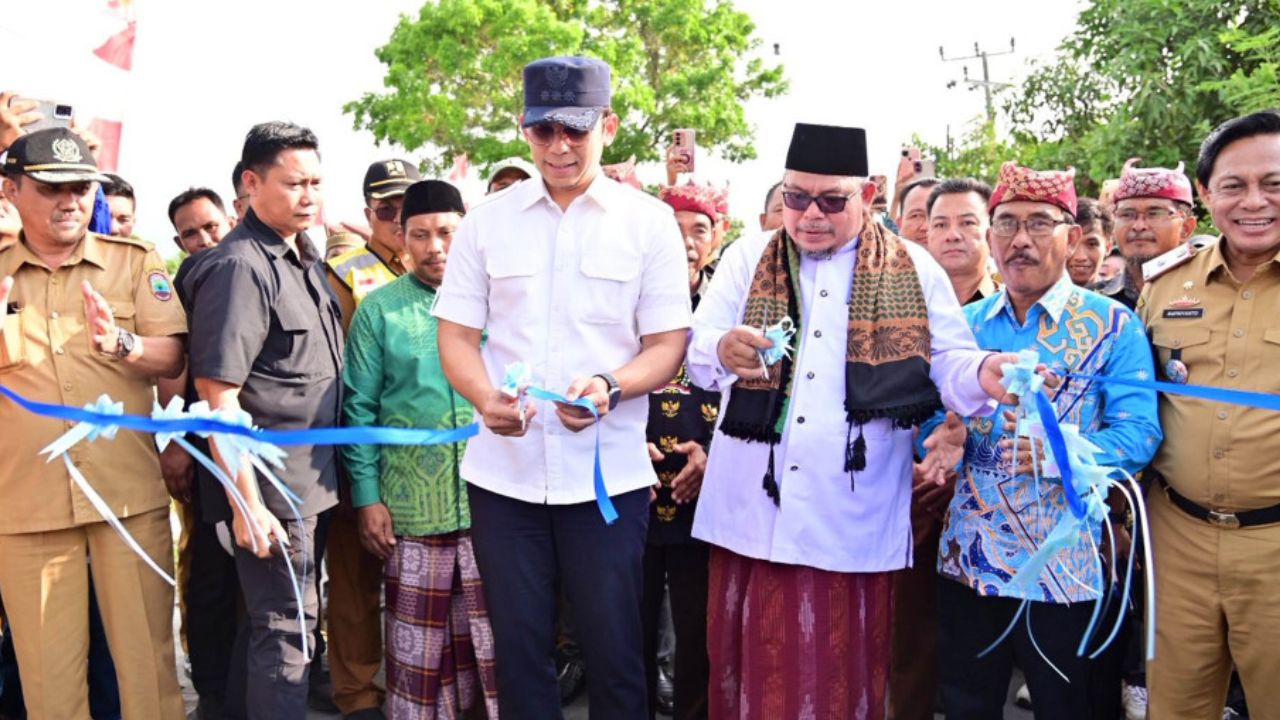 Bupati Egi Resmikan Ruas Jalan Way Harong–Simpang Sidoharjo