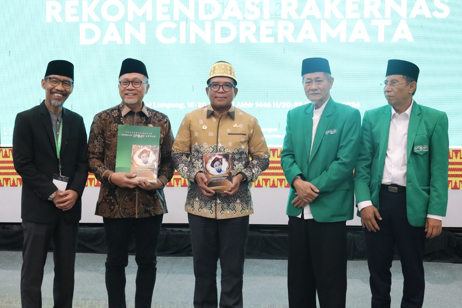 Pj Gubernur Samsudin Dampingi Menko Pangan Zulkas Hadiri Penutupan Rakernas II Pengurus Besar Mathla'ul Anwar