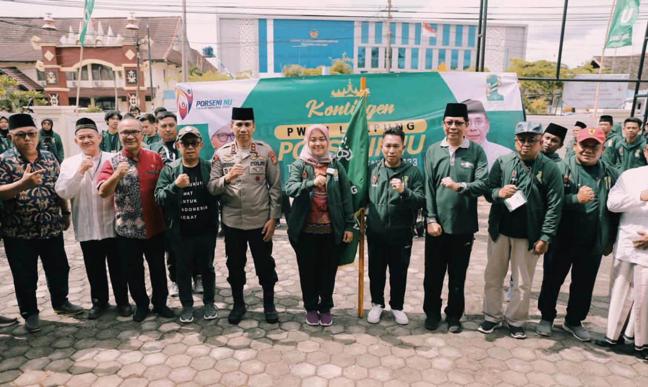 Wagub Nunik Lepas Kontingen PWNU Lampung Ikuti Porseni NU Tingkat Nasional di Solo