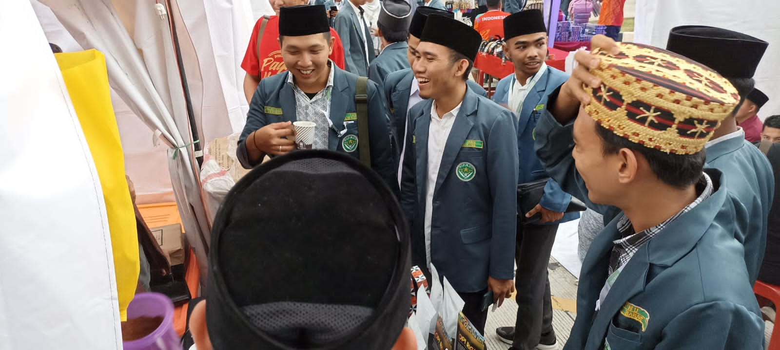 Pengurus IPNU dan IPPNU Lambar Hadiri Kongres Sekaligus Buka Stand di Pondok Gede