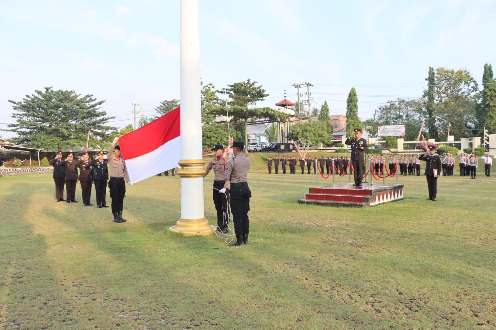 HUT RI ke-80, Kapolres Lampung Utara Ajak Anggota Inovatif dan Solid
