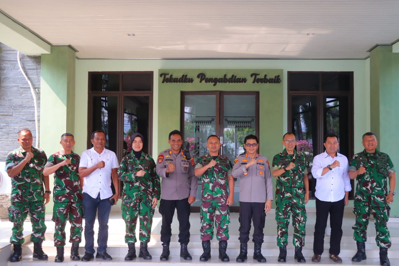 Kapolresta Bandar Lampung Temui Dandim, Sinergi TNI-Polri Kian Diperkuat
