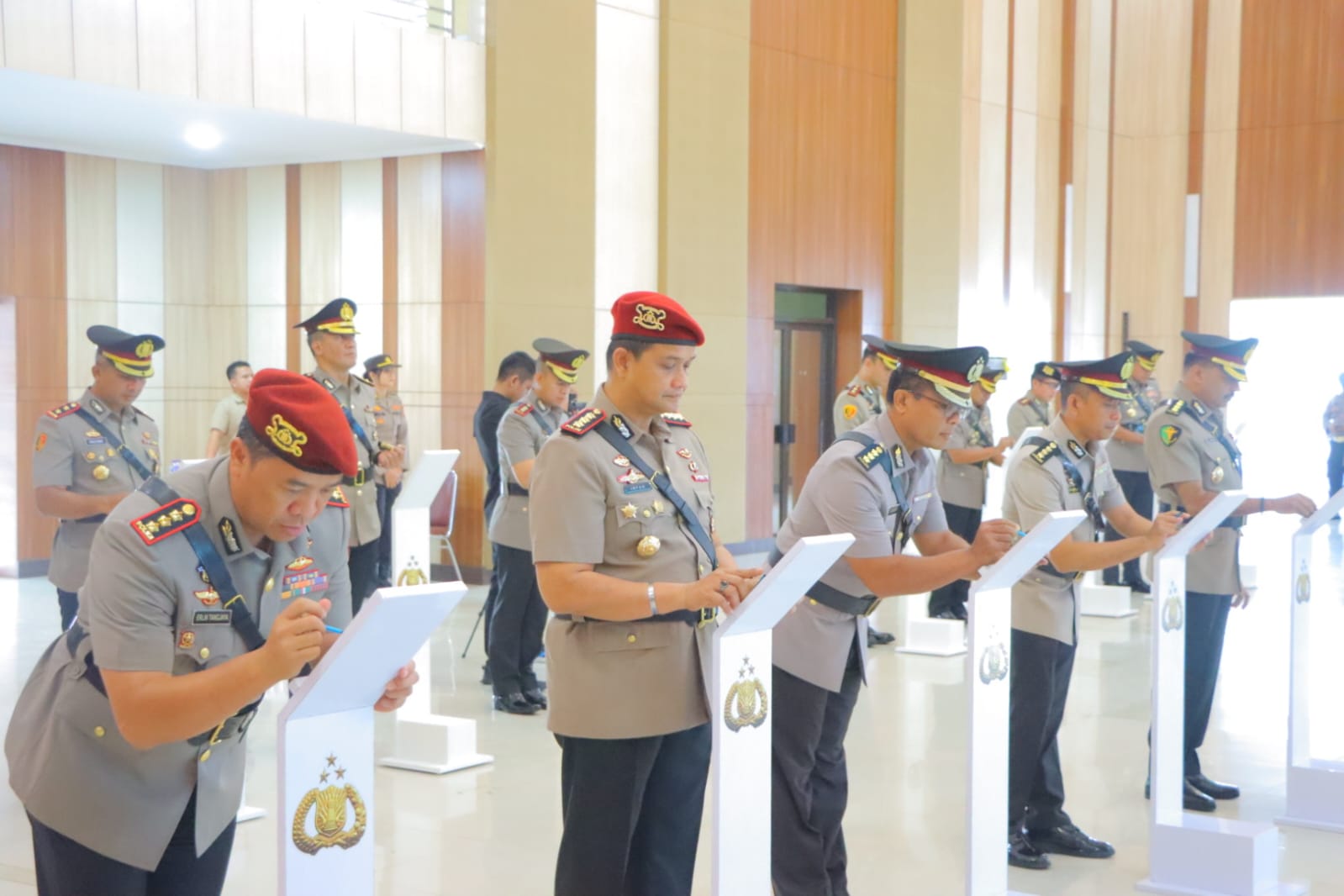 Kapolda Lampung Sertijab para PJU, Ini Daftarnya