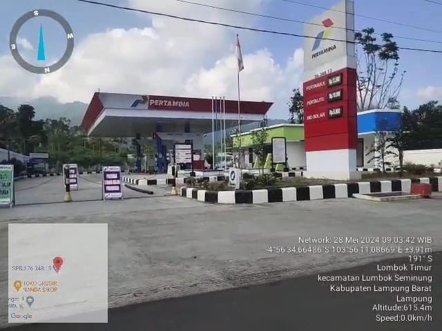 Jalur Muaradua-Sukau Dilanda Banjir, Pasokan BBM di SPBU Lumbok Seminung Tersendat