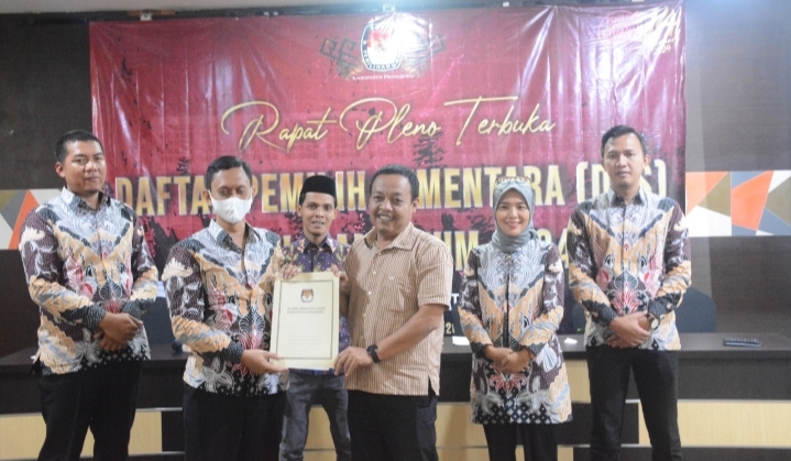 DPS Pemilu 2024 Kabupaten Pringsewu Sebanyak 321.198 Pemilih