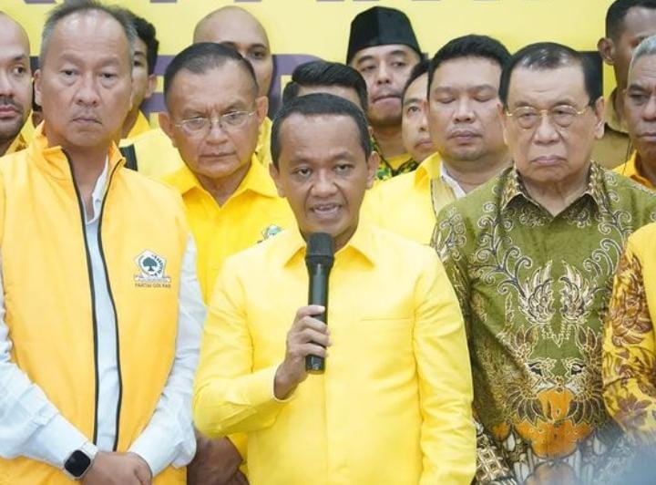 Bahlil Jadi Calon Tunggal Ketum Golkar, Ridwan Hisjam Tak Memenuhi Syarat