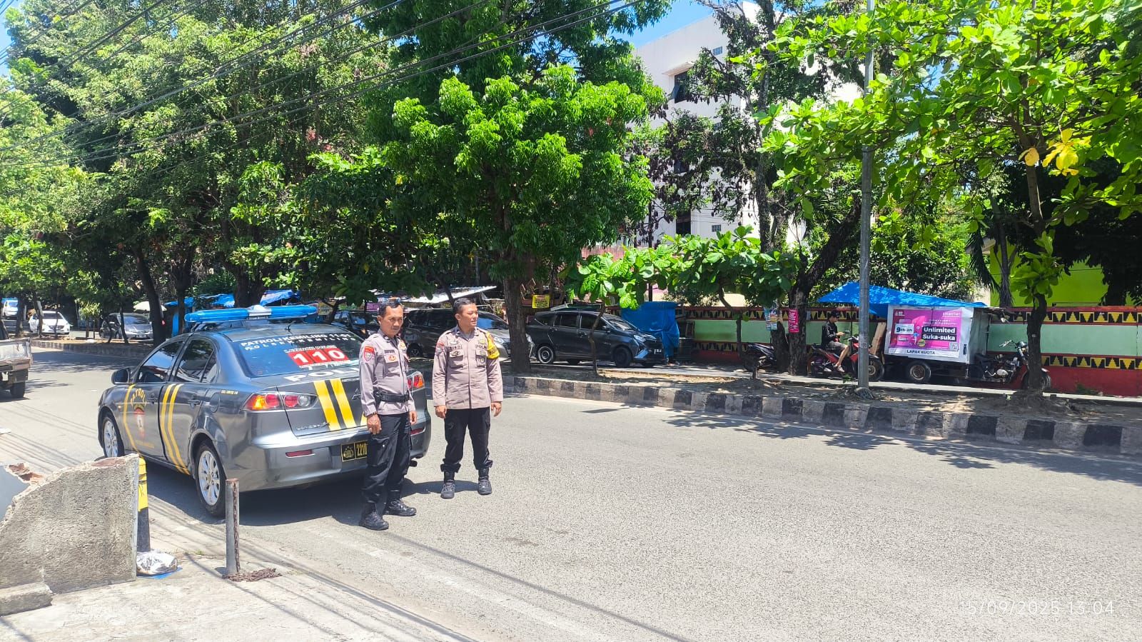 Polsek Kemiling Intensifkan Patroli Siang Hari Demi Cegah Kriminalitas