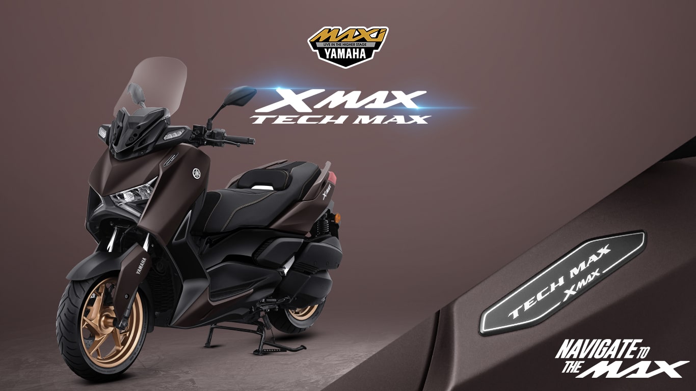 Yamaha Xmax Tech Max Resmi Mengaspal di IMOS 2025 dengan Fitur Premium