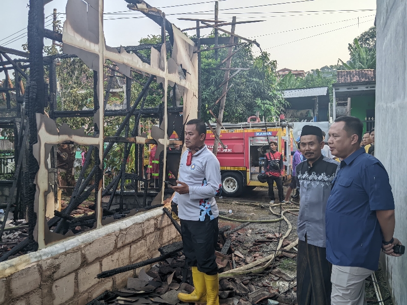 Kebakaran Rumah Semi Permanen di Campang Jaya, Kerugian Capai Rp 35 Juta