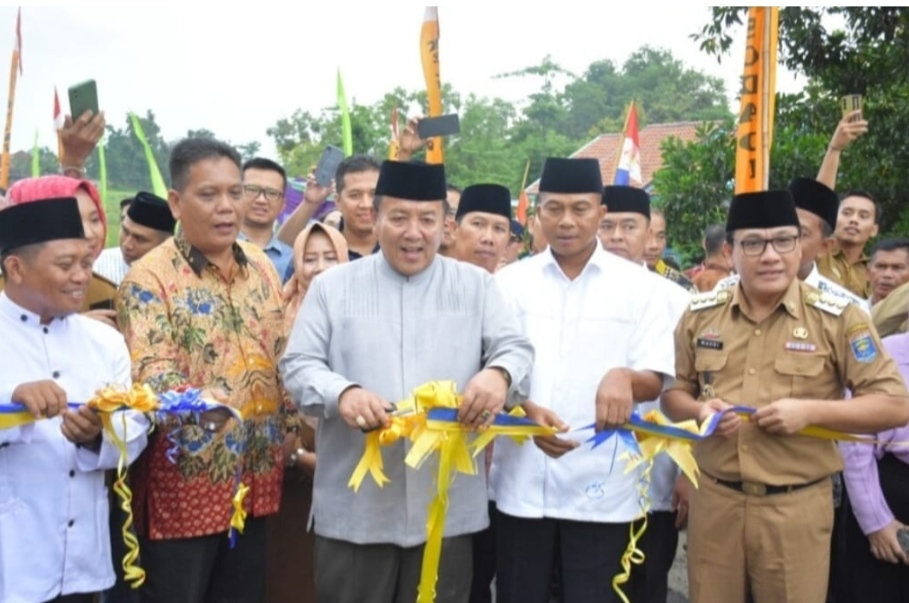Gubernur Lampung Resmikan Jembatan Way STKIP-PGRI Penghubung Kota Metro dan Lampung Timur