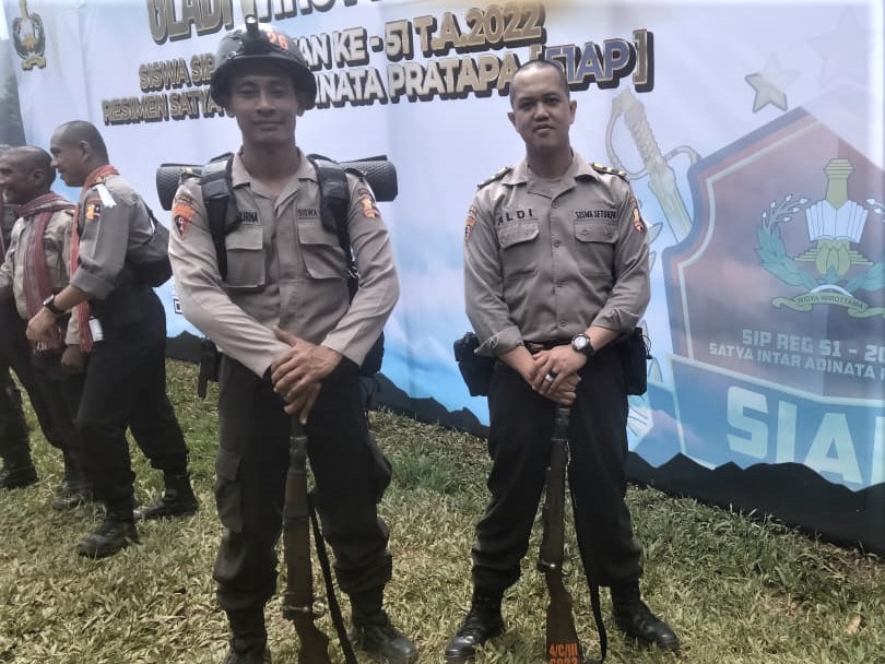 Dua Personel Polres Lambar Lulus Setukpa, Kini Resmi Jadi Perwira 