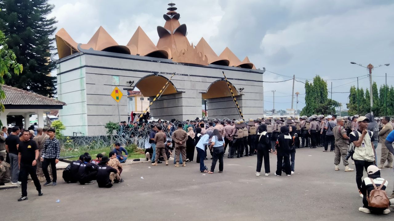 Aliansi Mahasiswa Lampung Gelar Aksi Protes, Soroti Kebijakan Efisiensi Anggaran