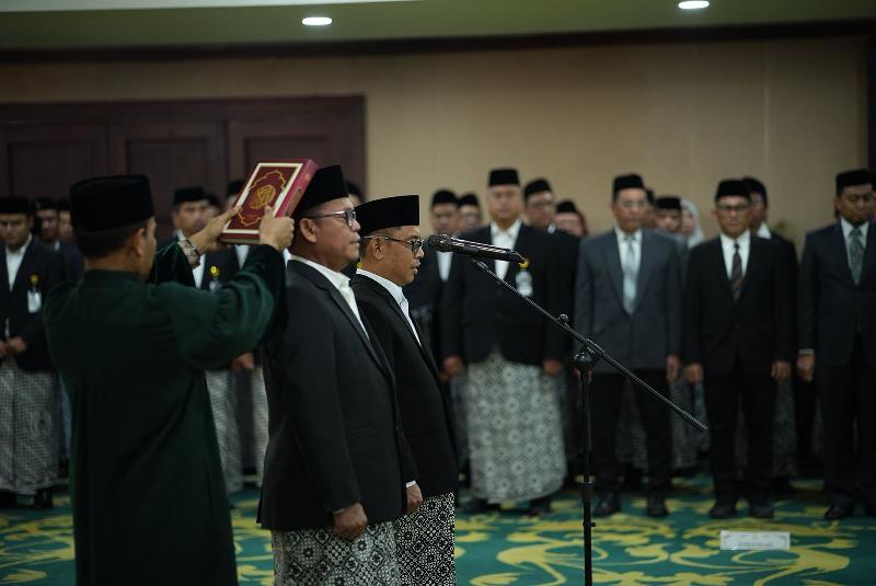 Puji Raharjo Dilantik sebagai Deputi Pelayanan Haji Dalam Negeri BPH RI