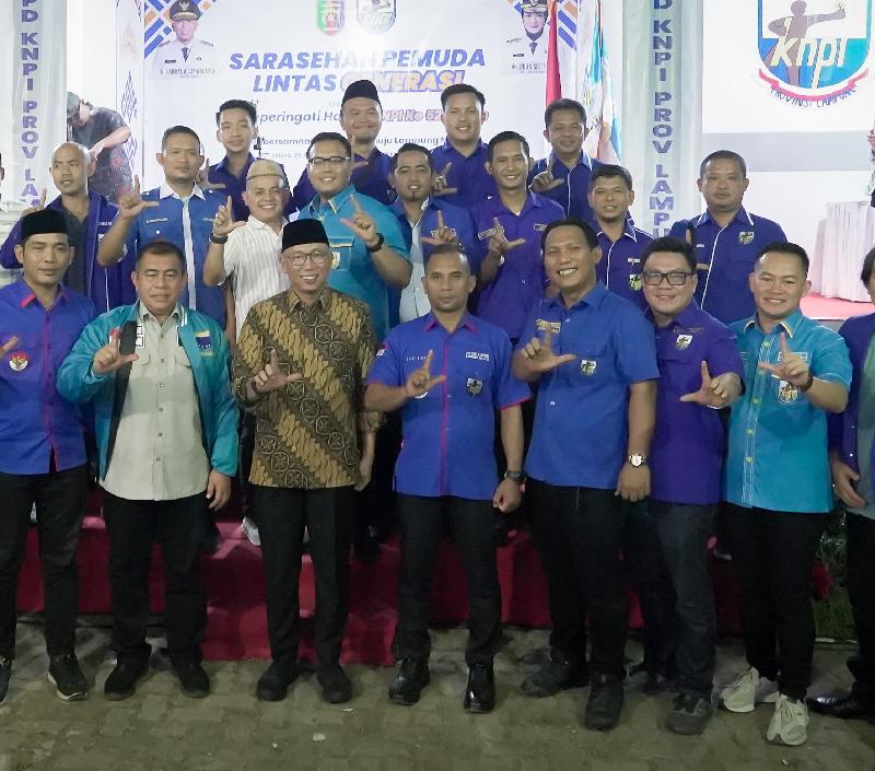 Gubernur Ajak Pemuda Lampung Jadi Penggerak Perubahan di HUT ke-52 KNPI