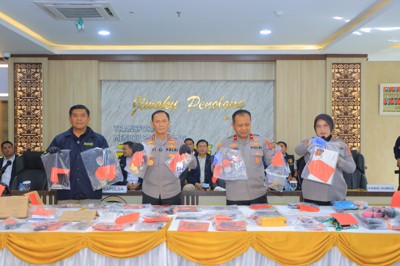 Polda Lampung Ungkap 75 Kasus Street Crime Dalam 19 Hari, 95 Tersangka Diamankan