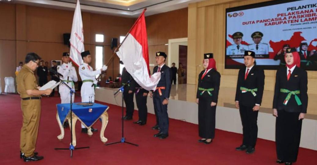 Gedung Pusiban Saksi Pelantikan Duta Pancasila Lampung Utara