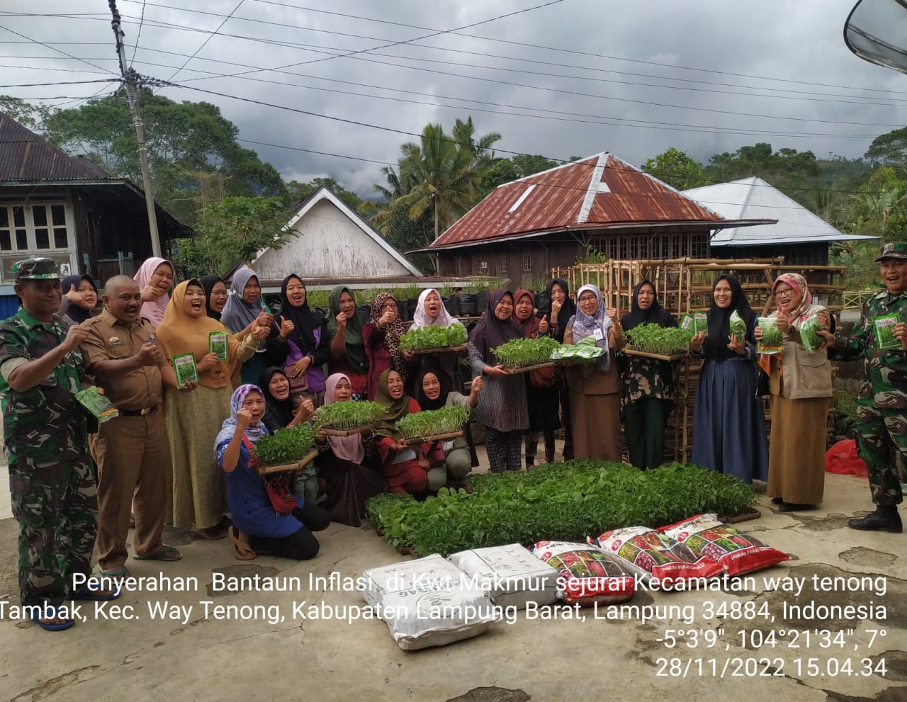 Penanganan Dampak Inflasi, Dinas Ketahanan Pangan Lambar Distribusikan Bantuan P2L