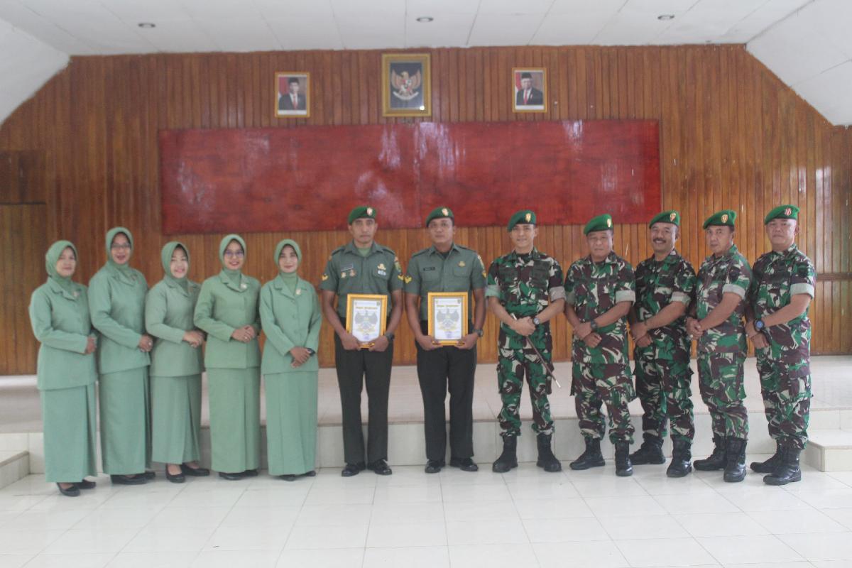 2 Anggota Kodim 0422 Lampung Barat Pindah Satuan, Dandim: Bagian dari 'Tour Of Duty'
