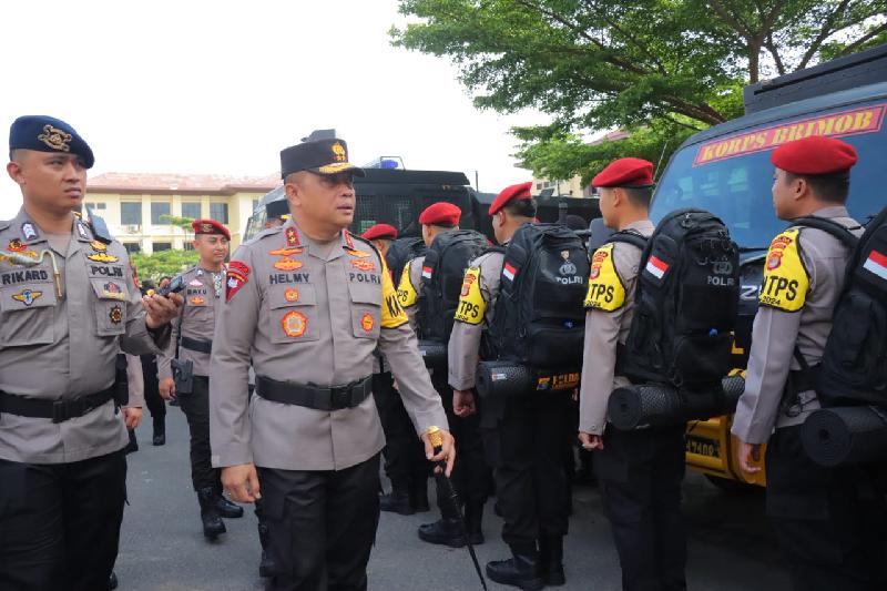 Polda Lampung Perpanjang BKO Pengamanan Pemungutan Suara Pemilu 2024