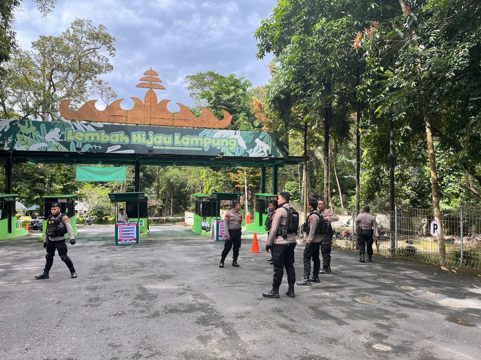 H+2 Lebaran, Polresta Bandar Lampung Perketat Pengamanan Objek Wisata