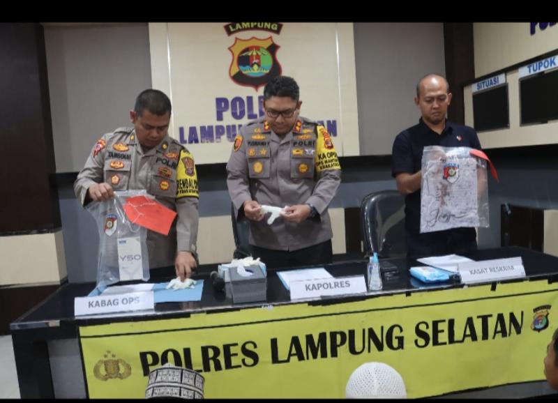 Polres Lampung Selatan Ungkap pelaku Pengeroyokan di Depan Kantor ATR/BPN