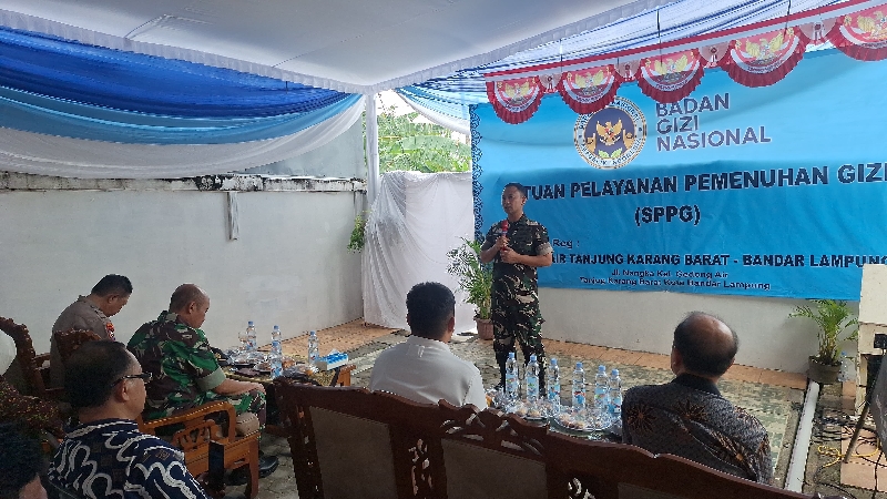 Peran Aktif Babinsa Koramil TKP, Serka Sonni, Sukseskan Peresmian MBG TKB II