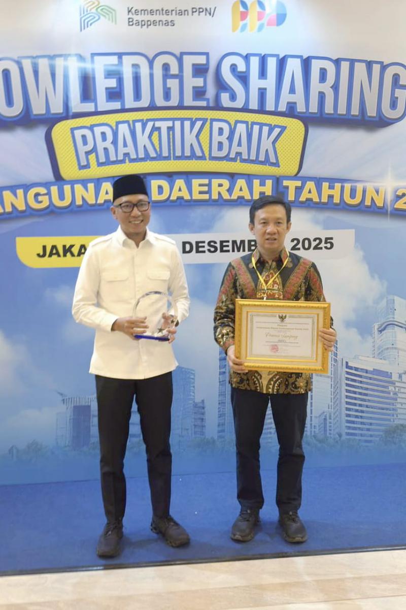 Pertama Kalinya, Lampung Raih Penghargaan Pembangunan Daerah 