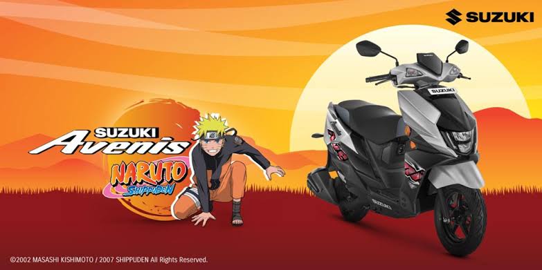 Suzuki Avenis Edisi Naruto Shippuden Siap Diluncurkan, Skuter Sporty dengan Sentuhan Anime