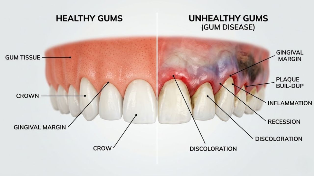 Waspada! Perubahan Warna Gusi Bisa Jadi Tanda Masalah Serius pada Kesehatan Mulut