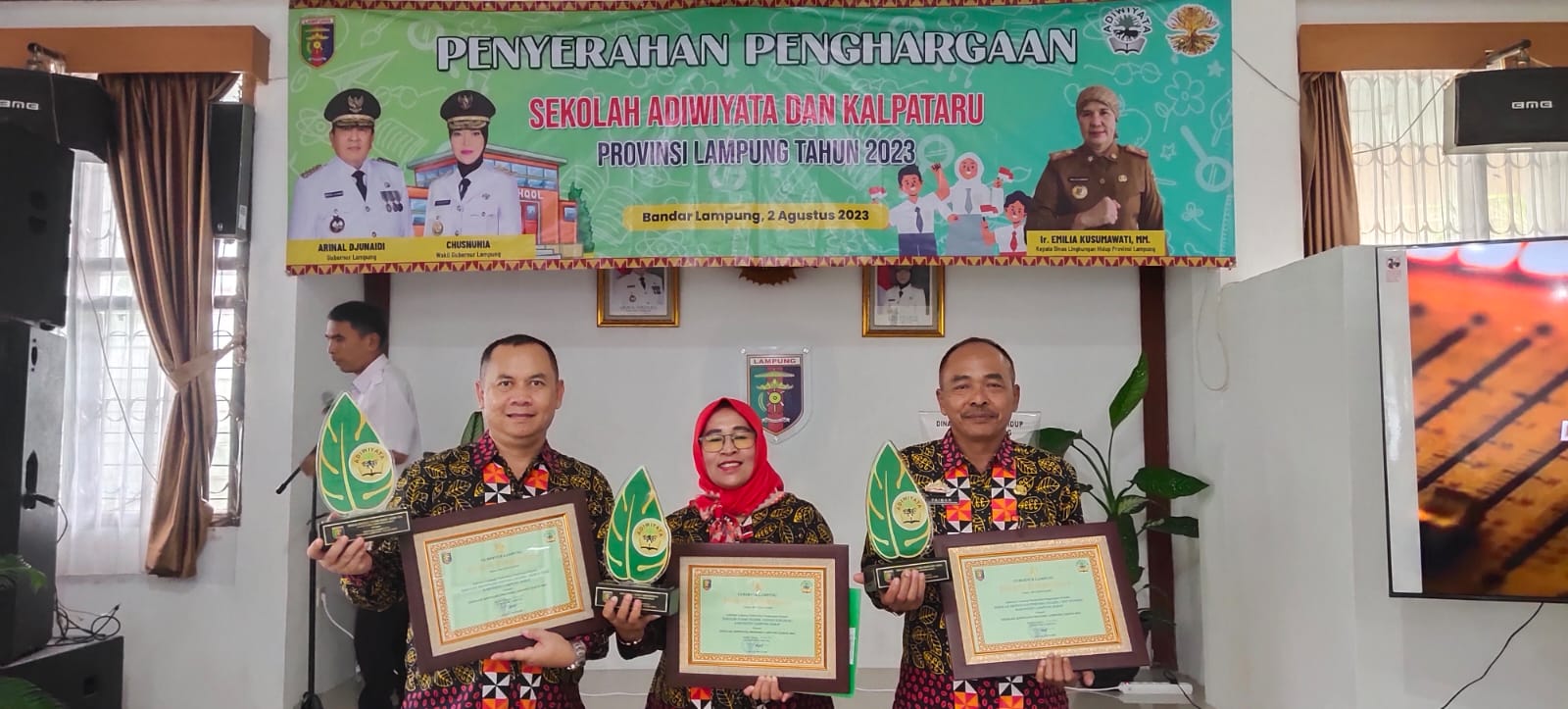 Ketua DPRD Lambar Apresiasi Pencapaian SMPN 1 Kebun Tebu Raih Nilai Tertinggi Anugerah Adiwiyata Provinsi