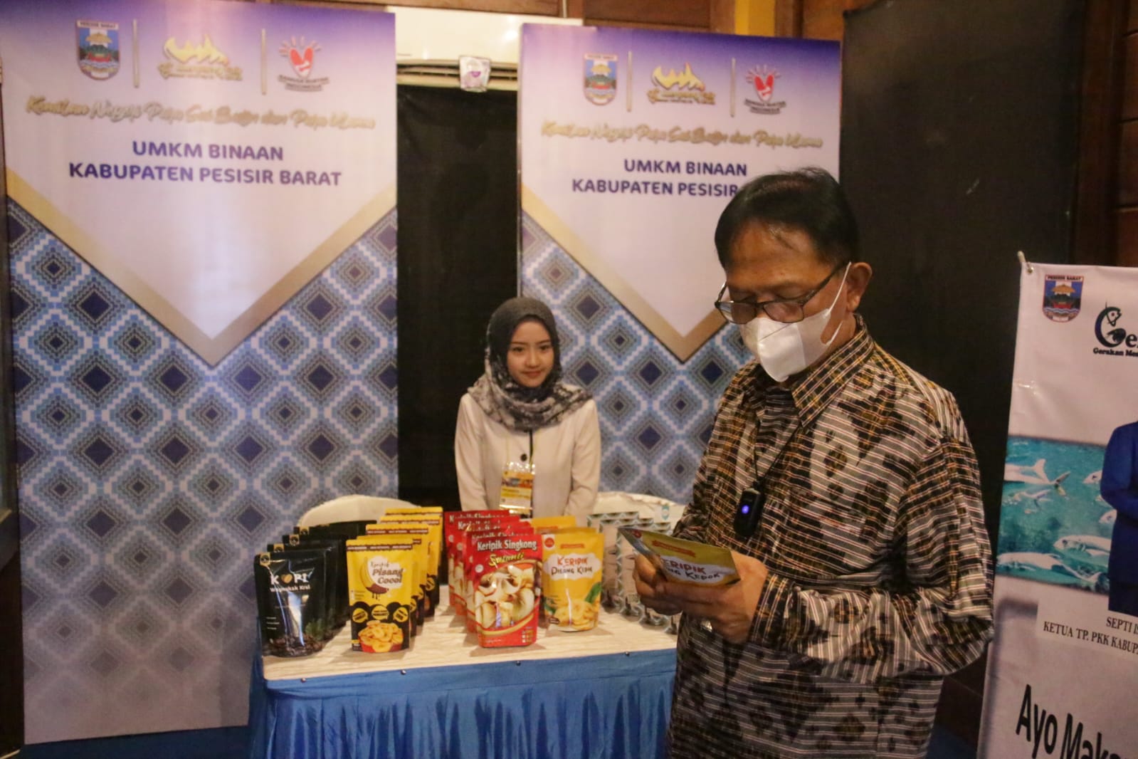 Gelaran Lampung Fair 2022, Agus Istiqlal Kunjungan Anjungan Pesisir Barat