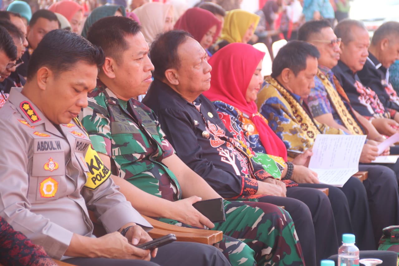 Dandim 0410/KBL Menghadiri Lomba Kelurahan Berprestasi Tingkat Provinsi Lampung Tahun 2024