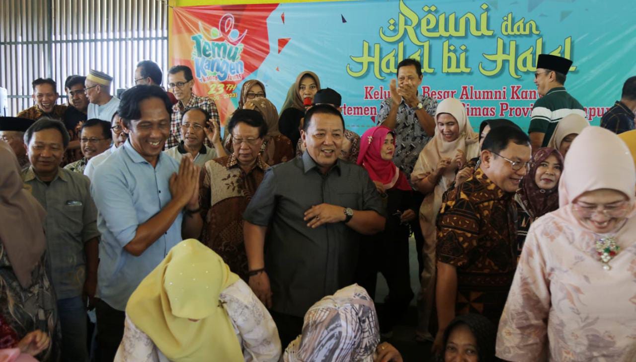 Hadiri Reuni Alumni Kanwil Deptan dan Bimas Lampung, Arinal : Kobarkan Terus Semangat Kebersamaan