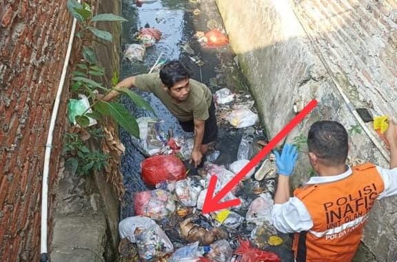 Polisi Dalami Penemuan Jasad Bayi di Sungai Tanjung Agung Bandar Lampung