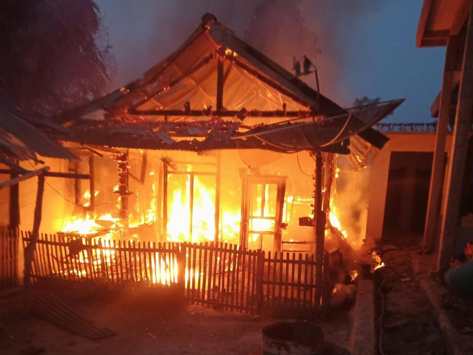 Rumah Warga Ciptawaras Ludes Terbakar Saat Pengajian, Kerugian Capai Rp100 Juta