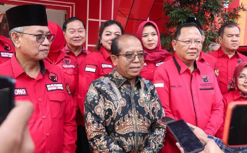 Kunjungi PDI Perjuangan, Pj Gubernur Samsudin Ungkap Akan Lanjutkan Pembangunan Kota Baru