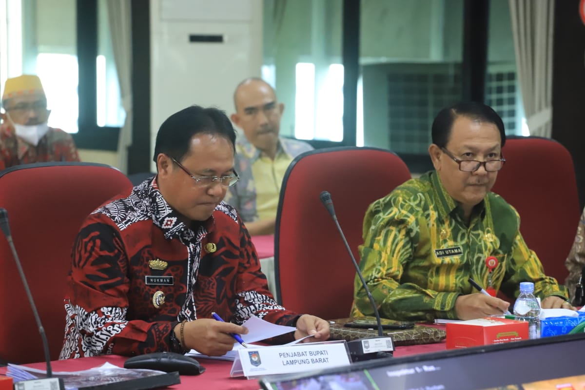 Evaluasi Kepala Daerah, Pj Bupati Nukman Paparkan Capaian Keberhasilan Kinerja Pemkab Lampung Barat