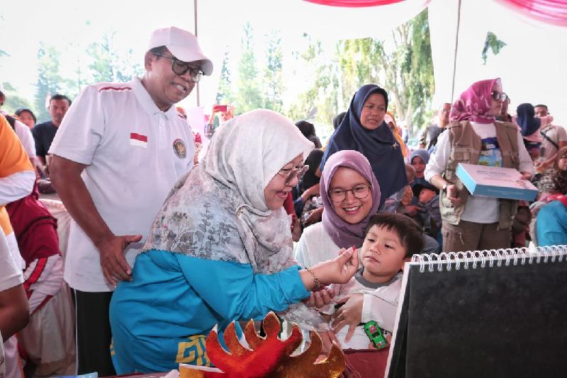 Kunjungi Lampung Barat, Pj Gubernur Samsudin Dorong Semua Pihak Tingkatkan Upaya Penanggulangan Stunting 