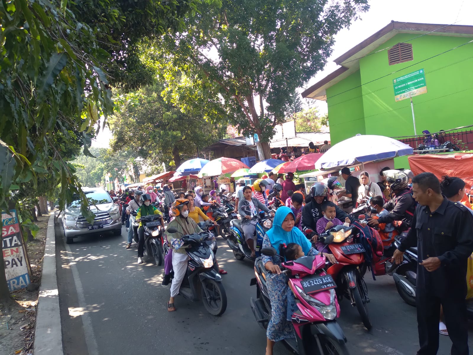 PKL Penyebab Kemacetan di Jalan Cik Ditiro Bandarlampung, Besok Pol.PP Cek Lapangan