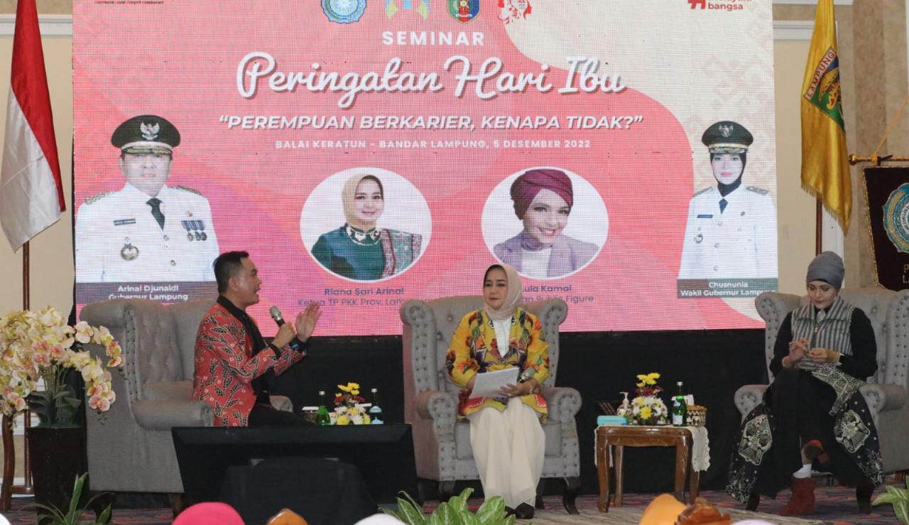 Ketua TP PKK Lampung Beberkan Tips Sukses Bagi Wanita Dalam Karir dan Keluarga 