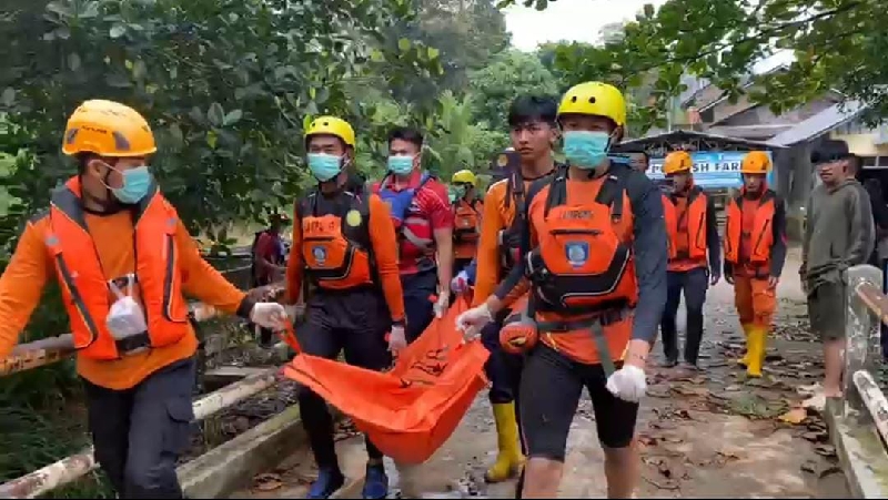 Bocah SD yang Hanyut di Rajabasa Ditemukan Dalam Keadaan Meninggal