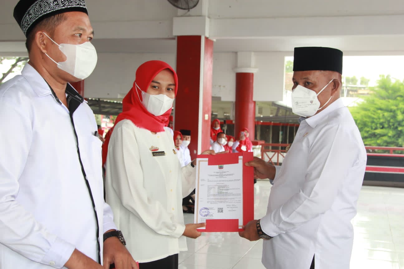347 Guru di Lampung Selatan Terima SK P3K Dari Bupati