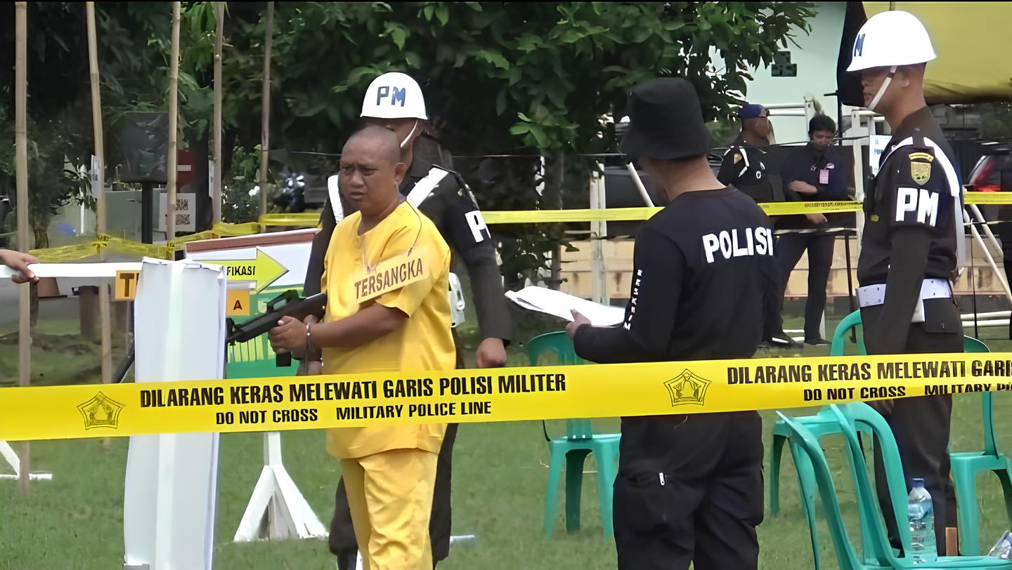 Rekonstruksi Kasus Penembakan Polisi di Way Kanan Digelar, Kuasa Hukum Korban Mengaku Kecewa