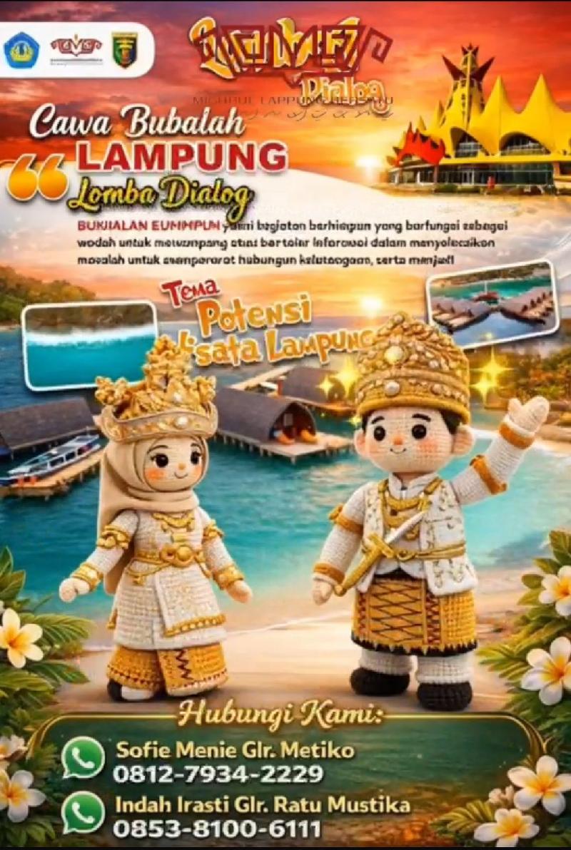 Lomba Cawa Bubalah 2026, Cara Kreatif Pemuda Lampung Lestarikan Budaya