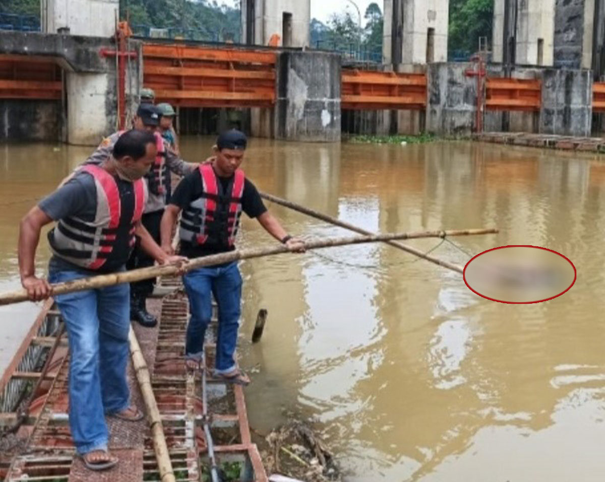 Mayat Perempuan Ditemukan Mengambang di Bendungan PLTA Way Besai 