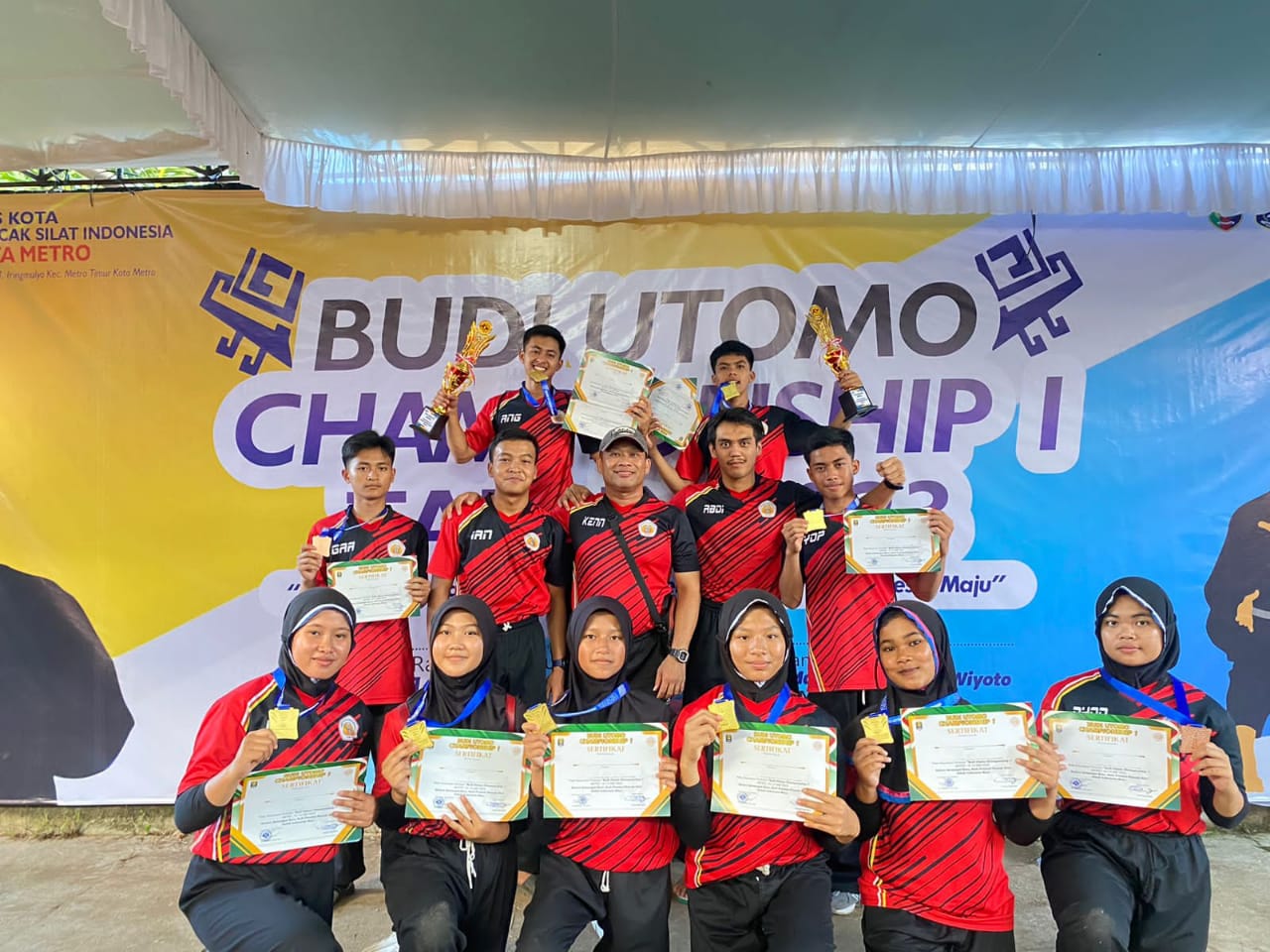 Pesilat Lambar Borong Medali di Kejuaraan Budi Utomo Championship Metro 2023