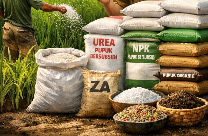 Lampung Terima 710.711 Ton Pupuk Bersubsidi 2026, Ini Rinciannya
