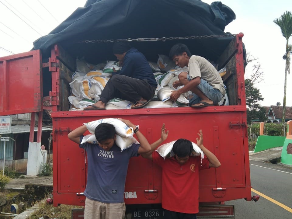 Bantuan Beras CPP Tiba di Pekon, DKPP Pesisir Barat Minta Segera Disalurkan ke KPM 