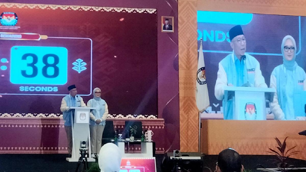 Debat Kandidat Pilgub Lampung, RMD-Jihan Paparkan Solusi Perbaikan Jalan Rusak