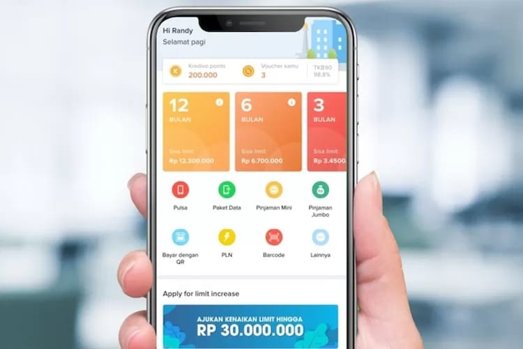 Aplikasi Kredivo Pinjaman online 3 menit Langsung Cair